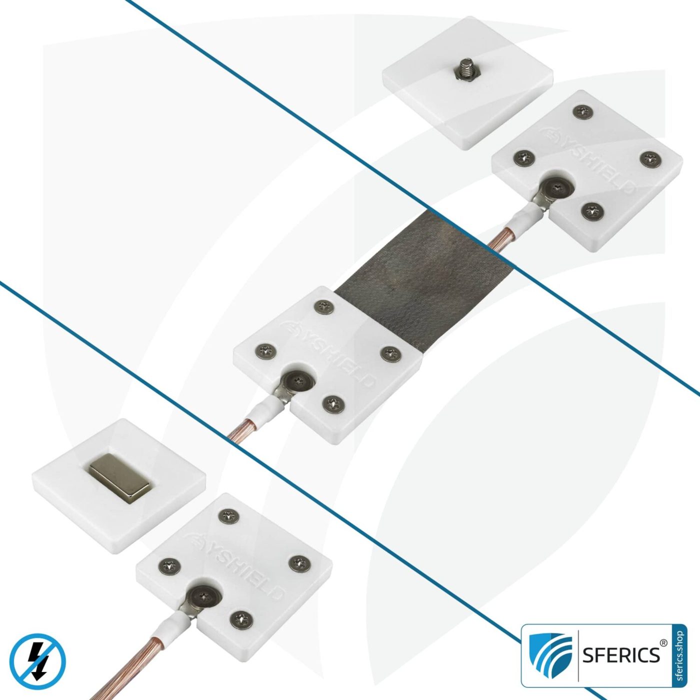 Mobile grounding plate